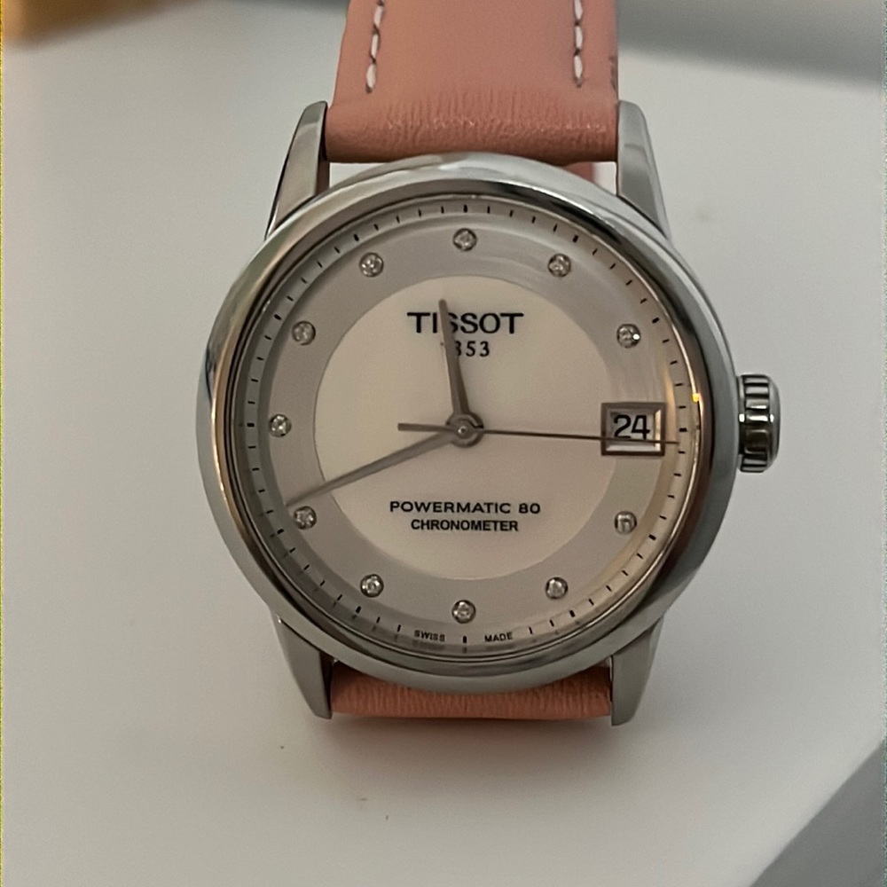 Excellent condition Diamond Tissot Ladies Powermatic 80 Automatic Watch